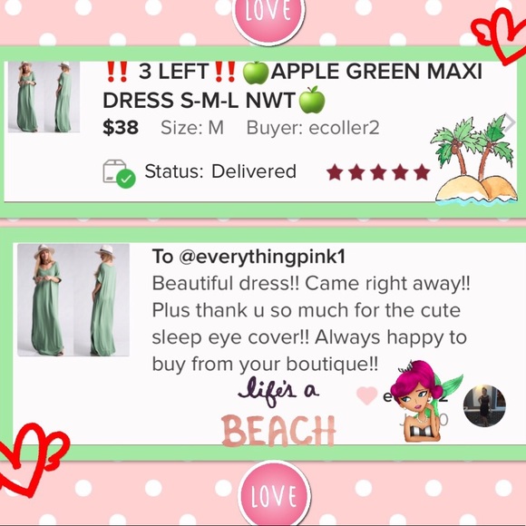 ‼️LAST 1‼️🍏APPLE GREEN MAXI DRESS S-M-L NWT🍏 - Picture 2 of 8